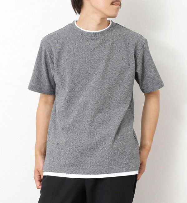 NOLLEY'S goodman「LINKS モザイク柄 レイヤードTee」|Tシャツ・カットソー|