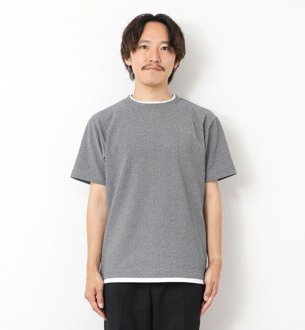 NOLLEY'S goodman「LINKS モザイク柄 レイヤードTee」|Tシャツ・カットソー|