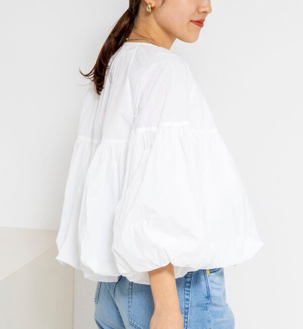 NOLLEY'S「ウォッシャブル撥水ポケッタブルボリュームブルゾン」|ブルゾン・スタジャン|