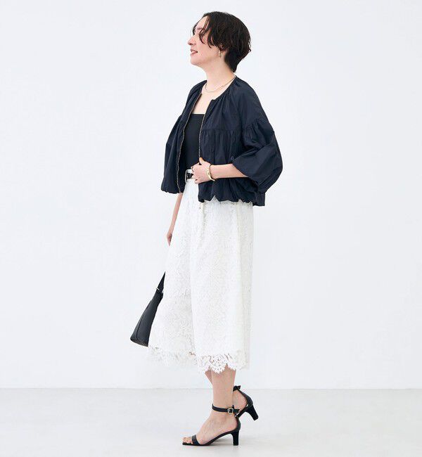 NOLLEY'S「ウォッシャブル撥水ポケッタブルボリュームブルゾン」|ブルゾン・スタジャン|