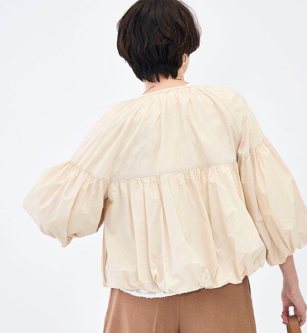 NOLLEY'S「ウォッシャブル撥水ポケッタブルボリュームブルゾン」|ブルゾン・スタジャン|