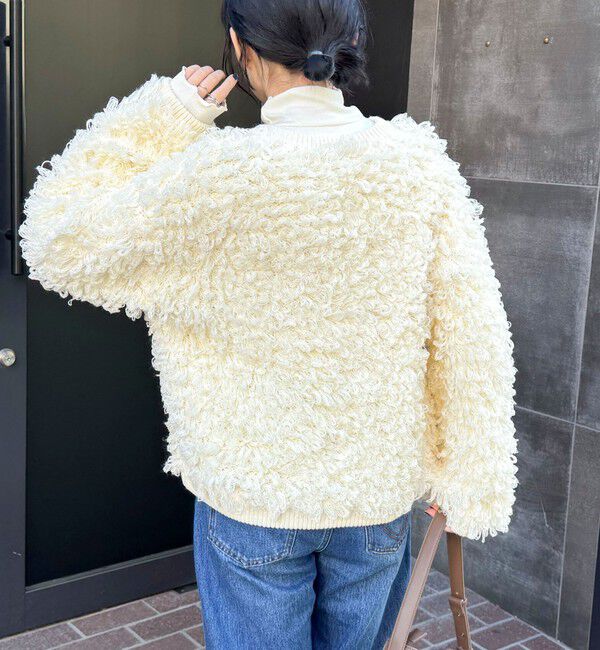 fredy emue「ニットフリンジカーディガン」|カーディガン|