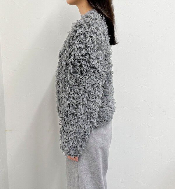 fredy emue「ニットフリンジカーディガン」|カーディガン|
