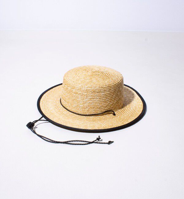 GLOSTER「【GLOSTER】CODE LONG BRIM STRAW HAT ハット 麦わら カンカン帽」|ハット|ベージュ