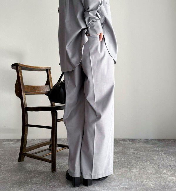 fredy emue「《セットアップ対応》TRイージーストレートパンツ」|チノ|