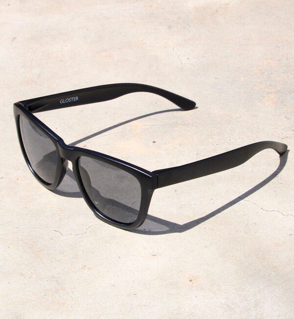 GLOSTER「【GLOSTER/グロスター】偏光レンズ サングラス」|サングラス|ブラック