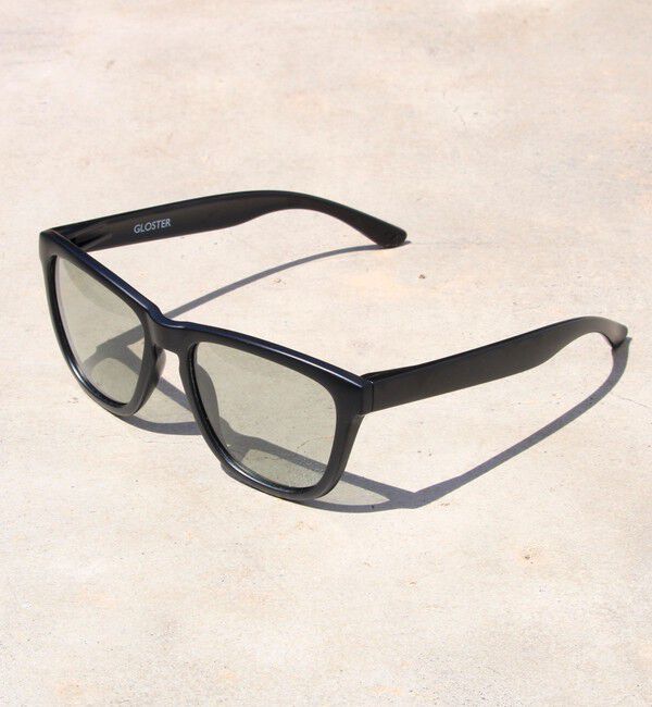 GLOSTER「【GLOSTER/グロスター】偏光レンズ サングラス」|サングラス|ライトグレー