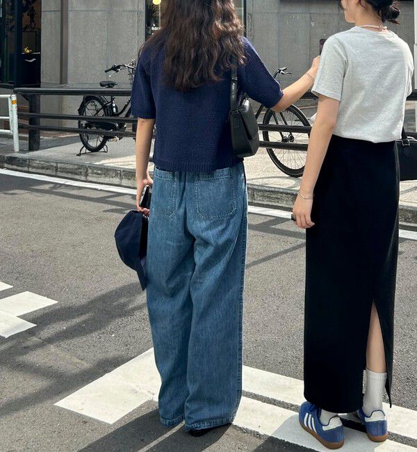 fredy emue「ライトオンスデニムベイカーイージーパンツ」|デニム|