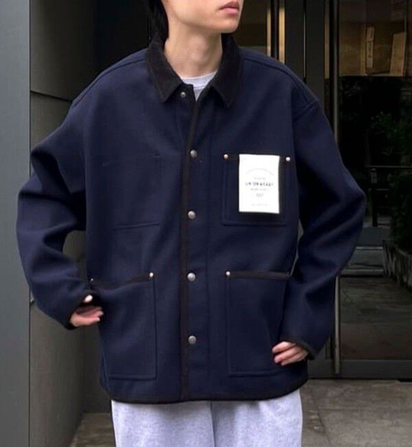 GLOSTER「【Traditional Weatherwear】【UNIONWEAR】ワークジャケット」|ブルゾン・スタジャン|ダークネイビー