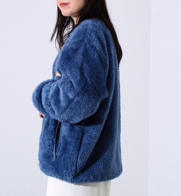 GLOSTER「【KELTY&times;GLOSTER】別注 シャギーフリース ジップカーディガン」|カーディガン|