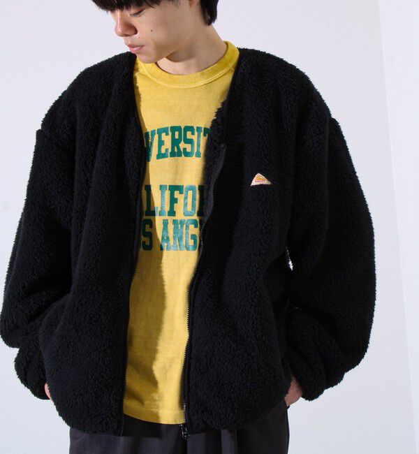GLOSTER「【KELTY&times;GLOSTER】別注 シャギーフリース ジップカーディガン」|カーディガン|