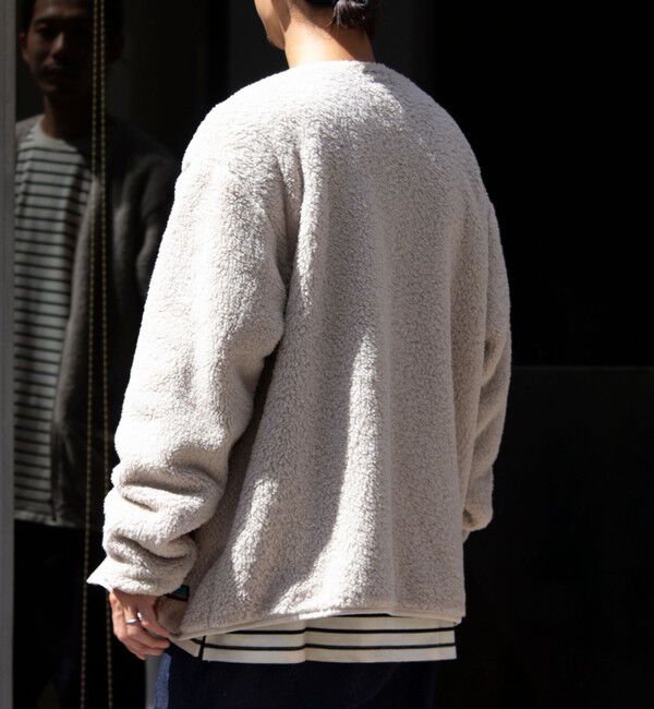 GLOSTER「【Franklin Climbing】カスケード シェルパフリースカーディガン」|カーディガン|