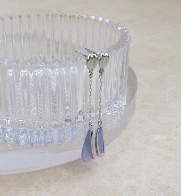 fredy emue「スイングドロップストーンピアス」|ピアス|