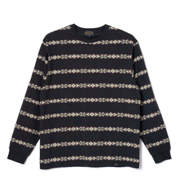 GLOSTER「【PENDLETON】Jacquard LS Tee ジャガードロンT」|Tシャツ・カットソー|