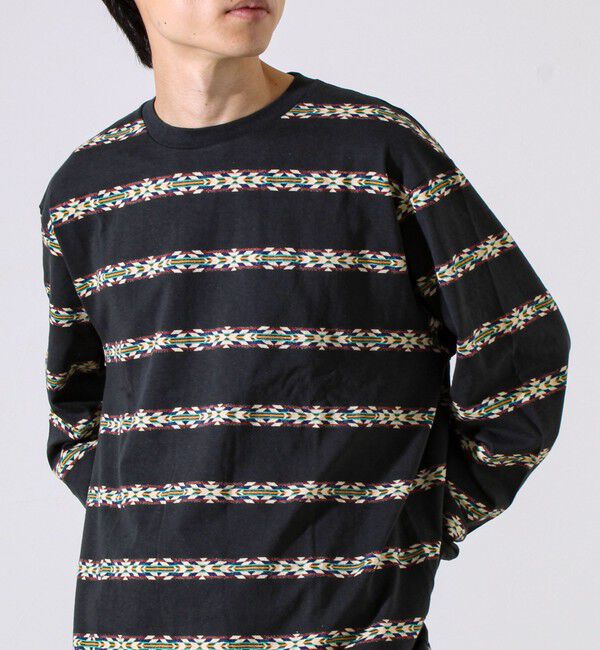 GLOSTER「【PENDLETON】Jacquard LS Tee ジャガードロンT」|Tシャツ・カットソー|