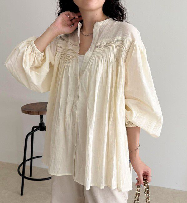 fredy emue「【GEVACO/ゲバコ】ピンタックブラウス」|シャツ・ブラウス|