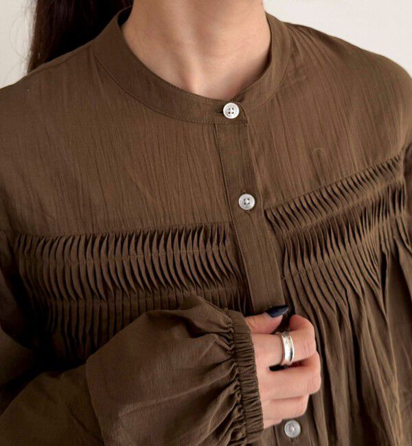 fredy emue「【GEVACO/ゲバコ】ピンタックブラウス」|シャツ・ブラウス|