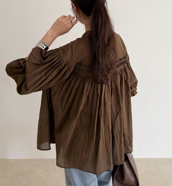 fredy emue「【GEVACO/ゲバコ】ピンタックブラウス」|シャツ・ブラウス|