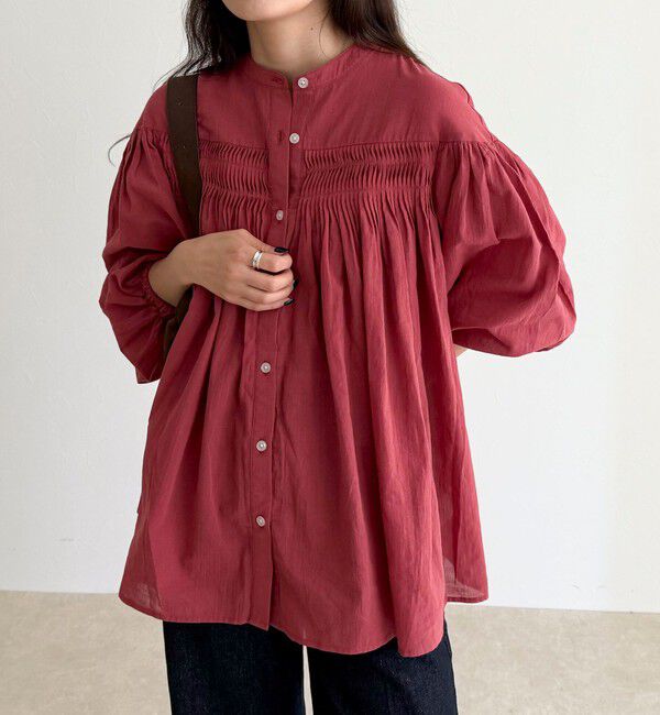 fredy emue「【GEVACO/ゲバコ】ピンタックブラウス」|シャツ・ブラウス|