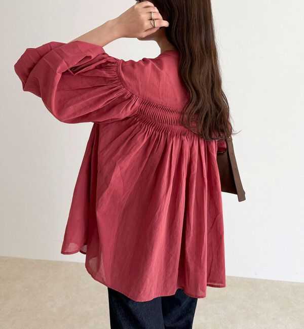 fredy emue「【GEVACO/ゲバコ】ピンタックブラウス」|シャツ・ブラウス|