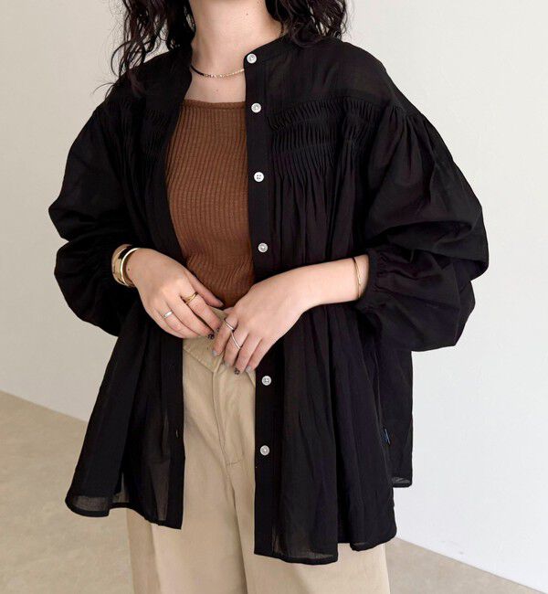 fredy emue「【GEVACO/ゲバコ】ピンタックブラウス」|シャツ・ブラウス|