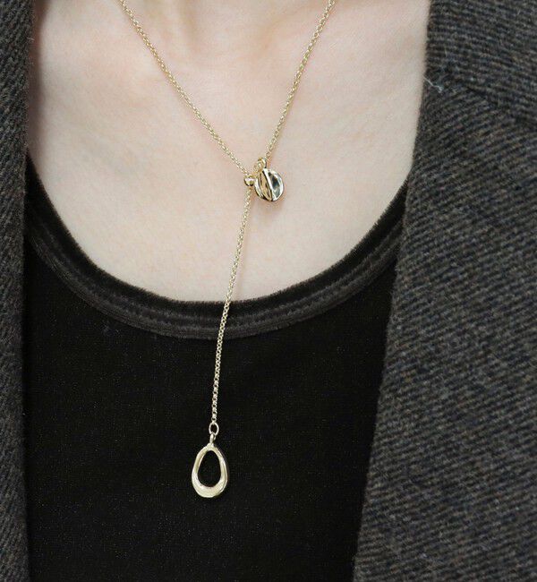 fredy emue「ドロップトップアジャストY字ネックレス」|ネックレス|