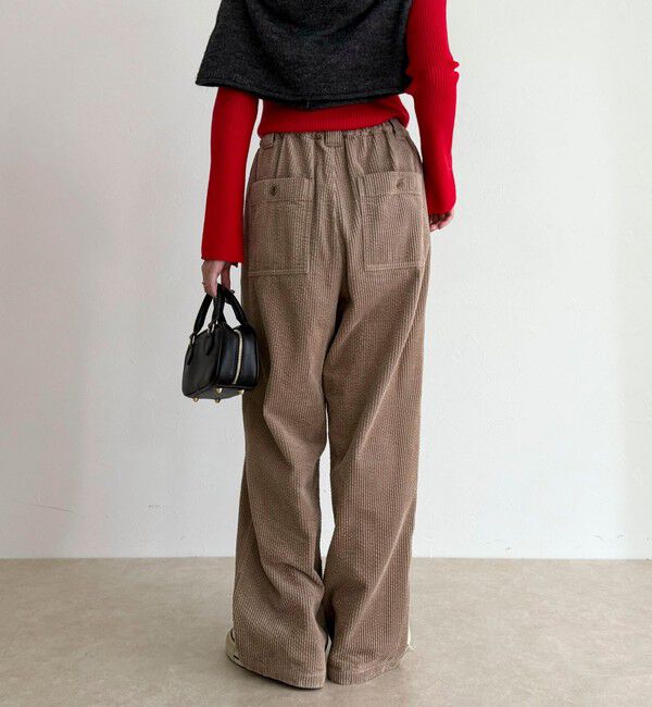 fredy emue「コーデュロイドロストイージーパンツ」|チノ|