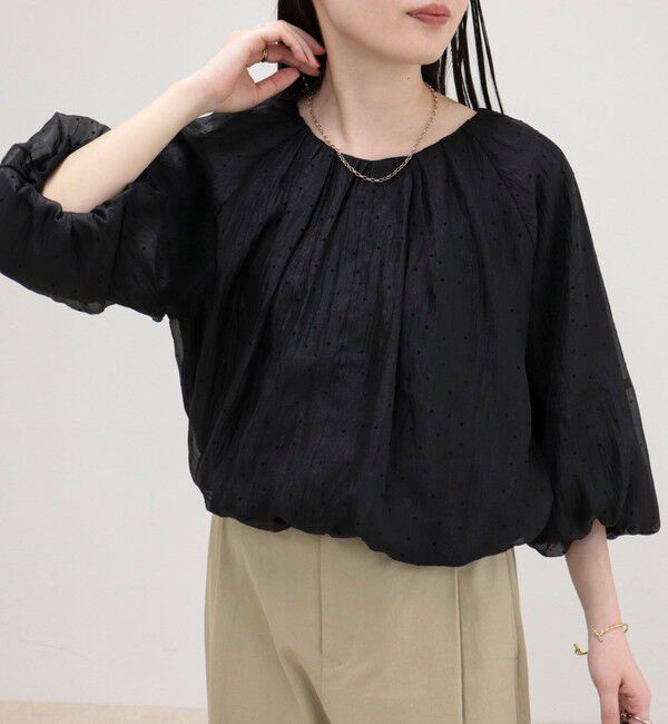 fredy emue「バルーンギャザーブラウス」|シャツ・ブラウス|