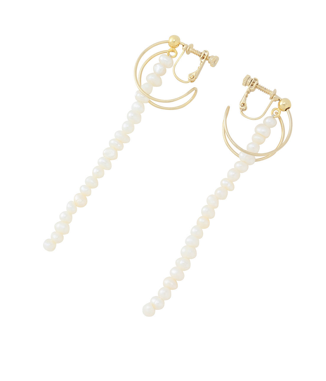 SALON adam et rope'「【SALONオリジナルBOX付き】14KGFツイストフープイヤリング」|イヤリング|