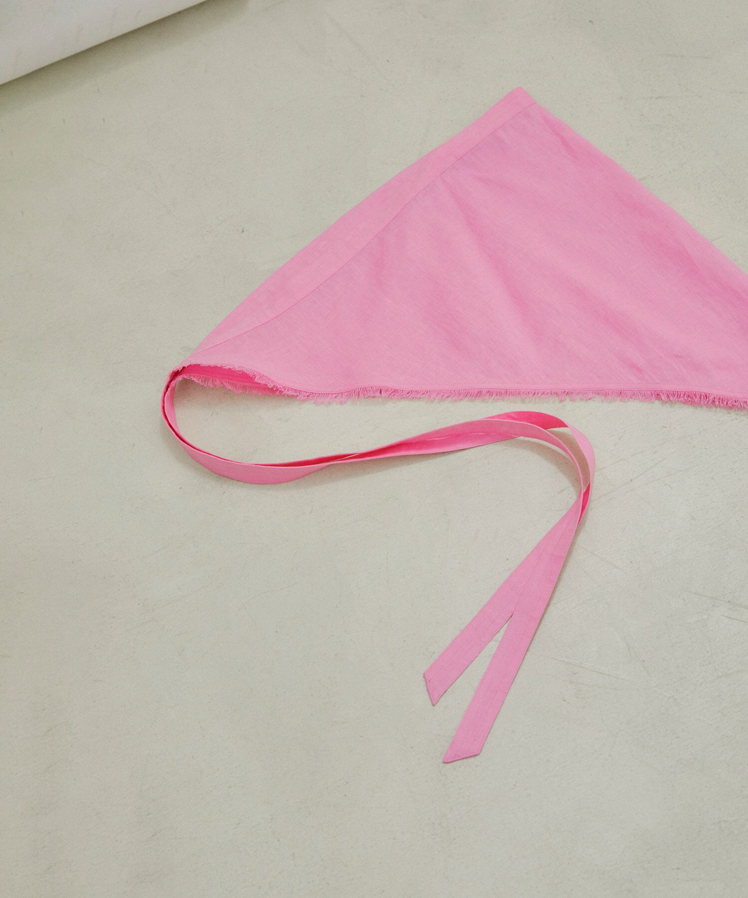 SALON adam et rope'「【洗える】ノルマンディリネンマルチウェイカーチフ/麻」|ストール|