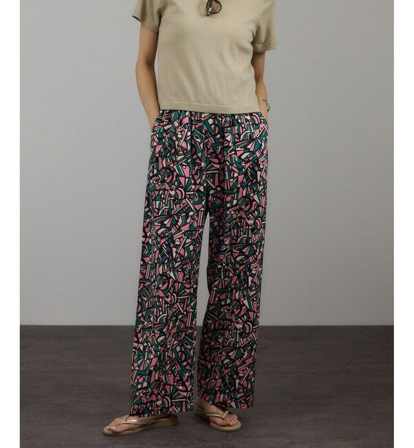 SALON adam et rope'「リバティイージーパンツ」|チノ|