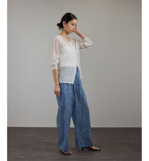 SALON adam et rope'「リバティイージーパンツ」|チノ|