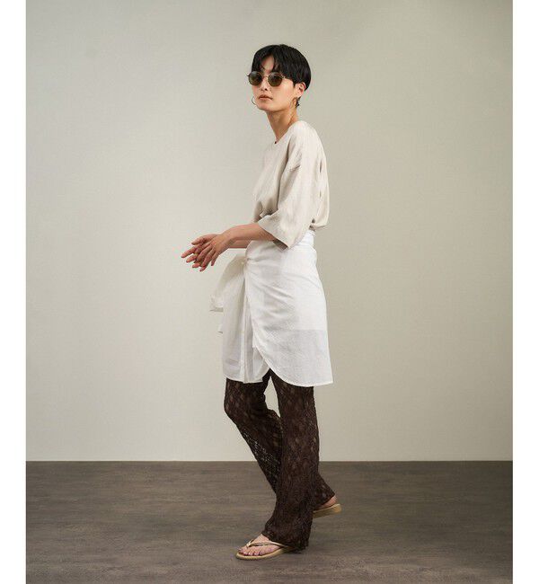 SALON adam et rope'「シアーレースレギンス［ストレッチ］」|レギンス・スパッツ|