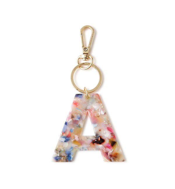 SALON adam et rope'「アルファベットマーブルプレートチャーム」|チャーム・キーホルダー|
