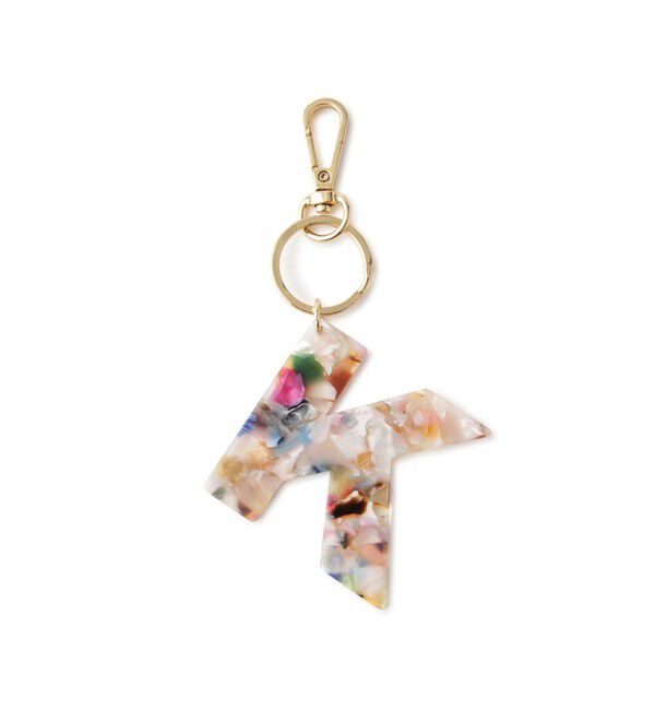 SALON adam et rope'「アルファベットマーブルプレートチャーム」|チャーム・キーホルダー|