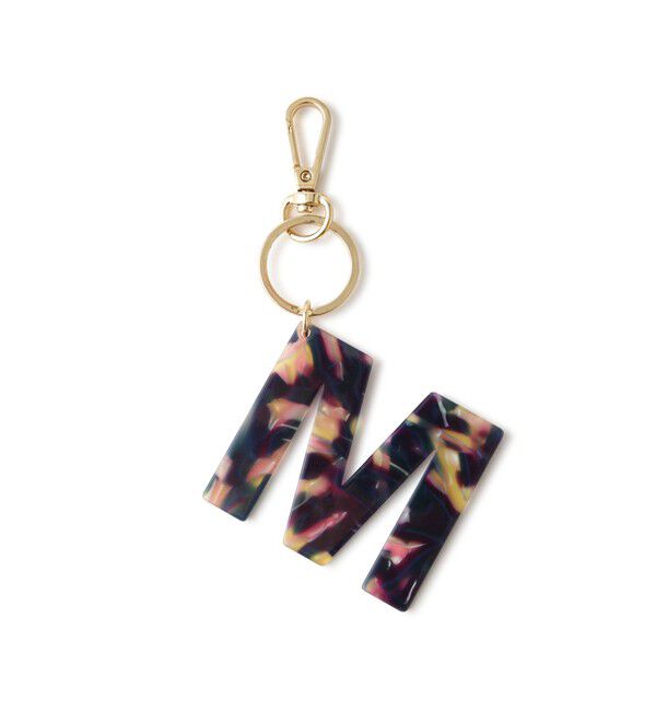 SALON adam et rope'「アルファベットマーブルプレートチャーム」|チャーム・キーホルダー|