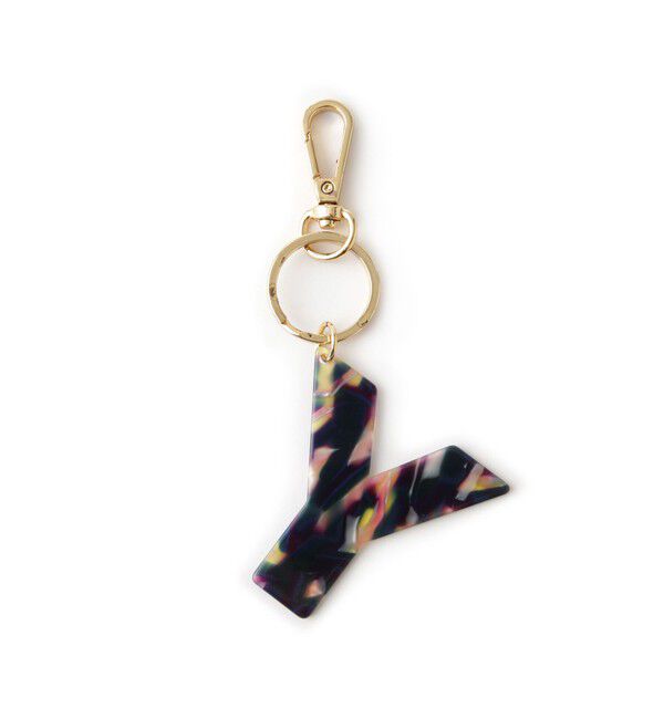 SALON adam et rope'「アルファベットマーブルプレートチャーム」|チャーム・キーホルダー|