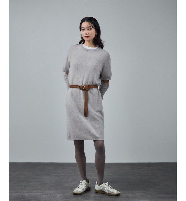 SALON adam et rope'「【PUNTOVITA（プントヴィータ）】スウェードステッチロングベルト」|ベルト|