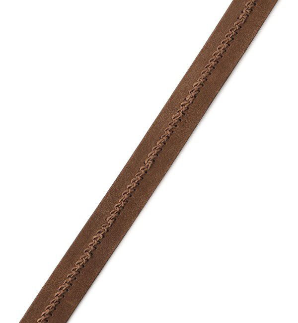 SALON adam et rope'「【PUNTOVITA（プントヴィータ）】スウェードステッチロングベルト」|ベルト|