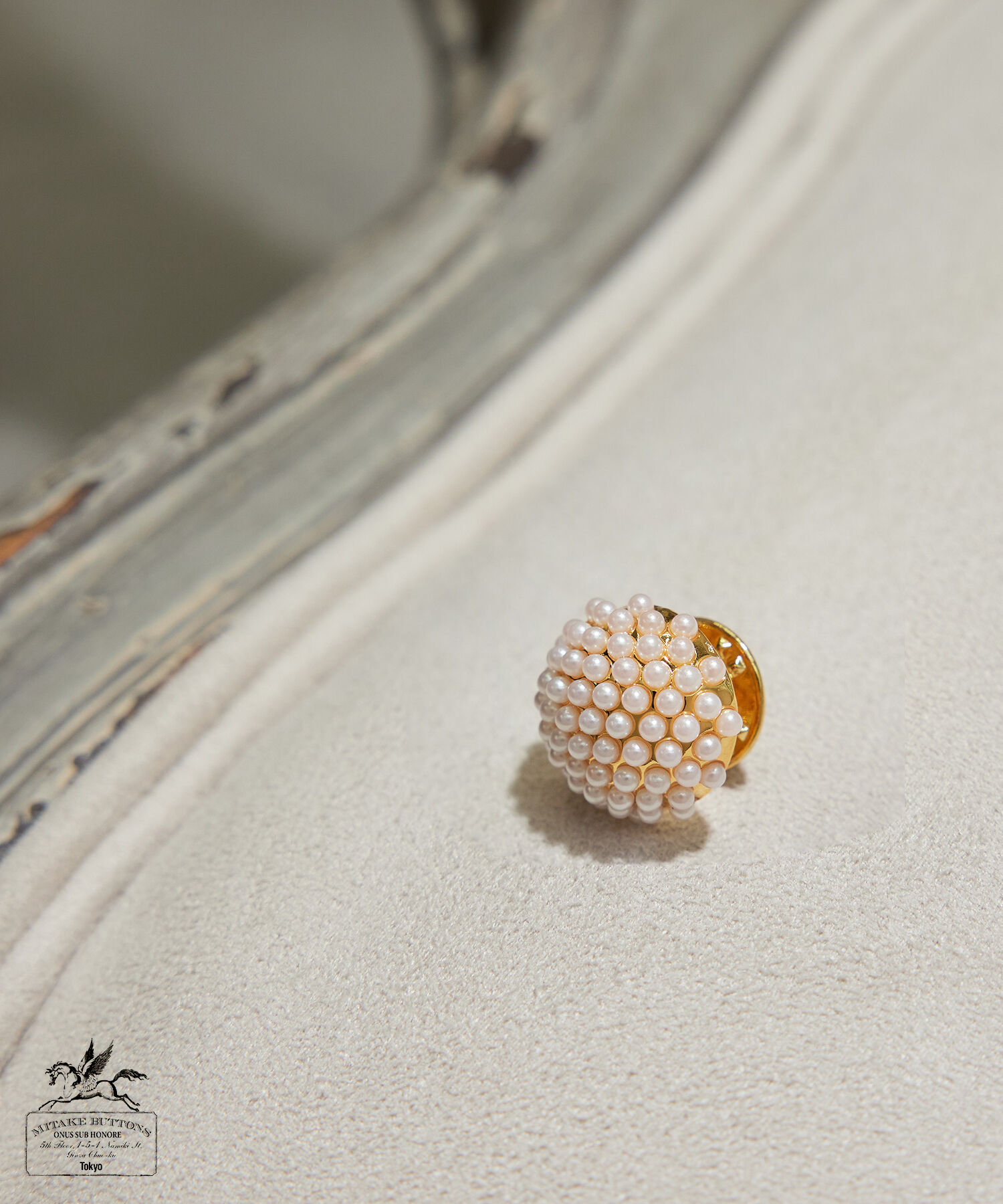 ROP&Eacute;「【MITAKE BUTTON】ピンブローチ」|ブローチ・コサージュ|オフホワイト(15)