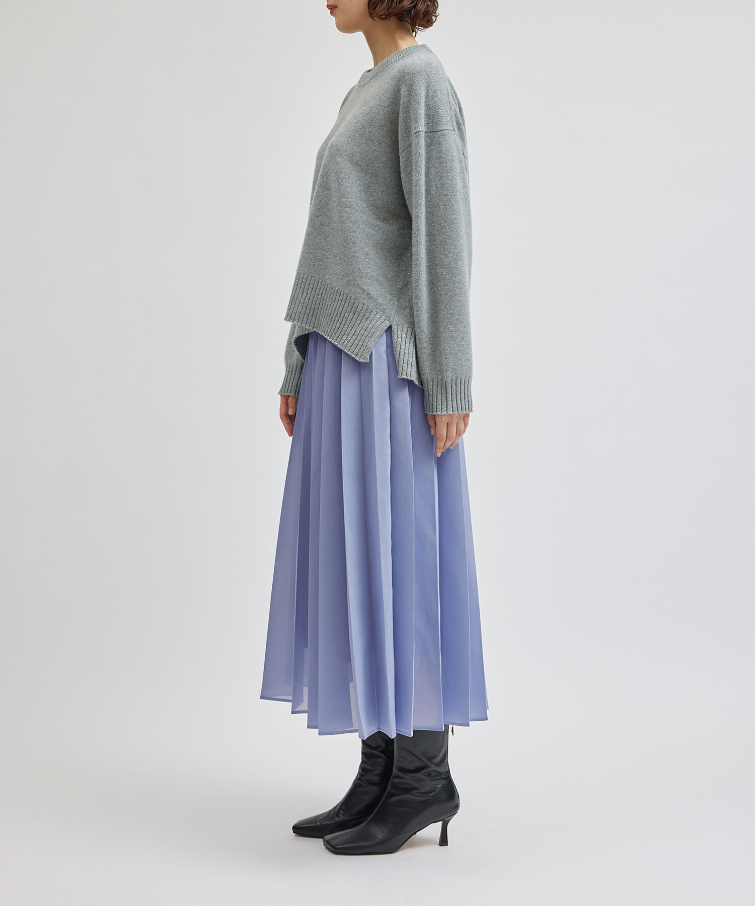 ROPE「フラッフィーオーガンジープリーツスカート」|スカート|