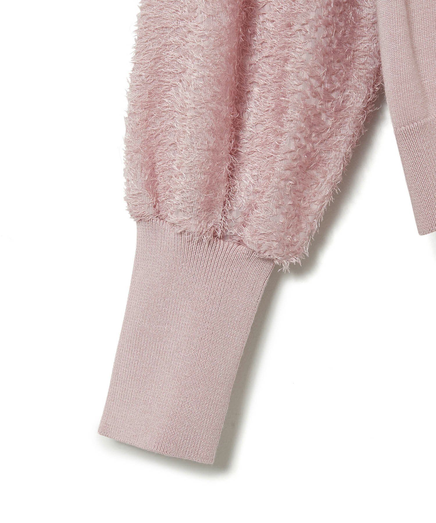 VIS「布帛スリーブドッキングニットプルオーバー」|ニット・セーター|