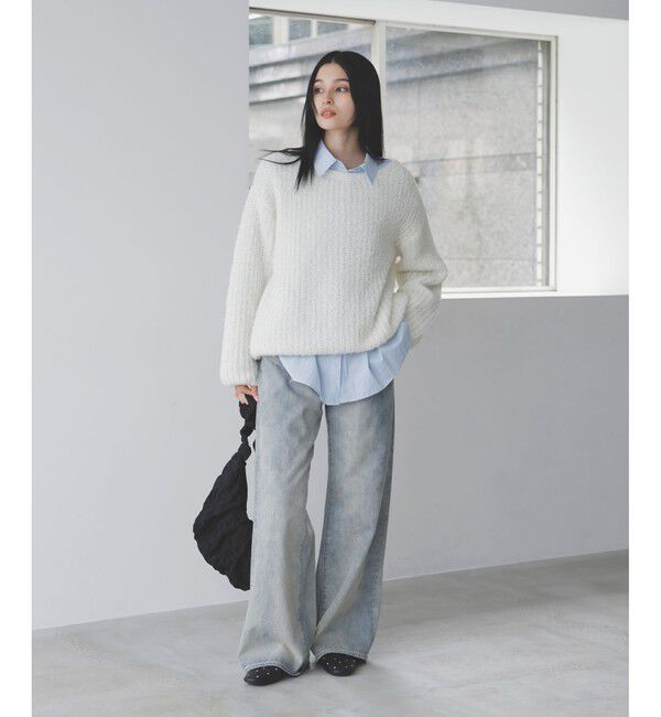 VIS「ブークレホロHUGニットプルオーバー」|ニット・セーター|