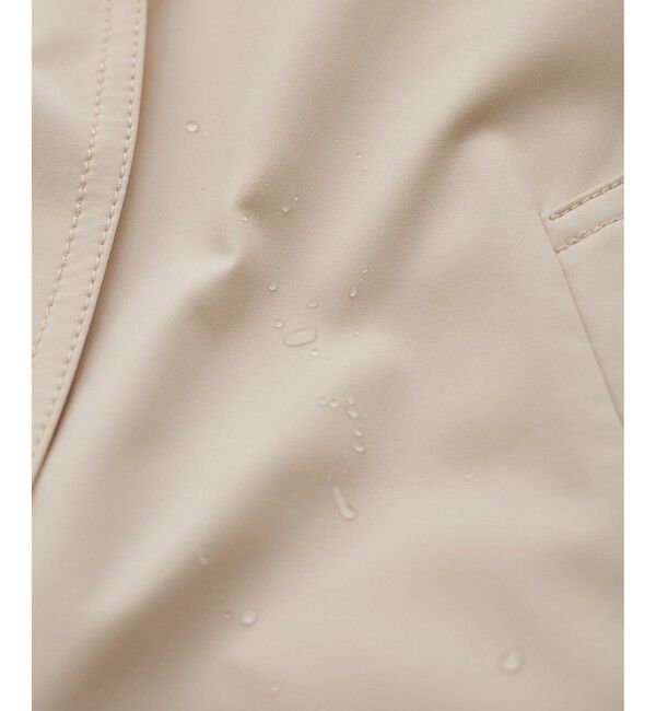 VIS「【定番人気】【撥水/UVケア】後ろタックトレンチコート スプリングコート」|トレンチコート|