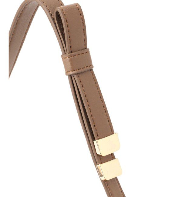 VIS「【180℃美人見え】ハンドルリボンワンショルダーバッグ」|ショルダー・メッセンジャー|