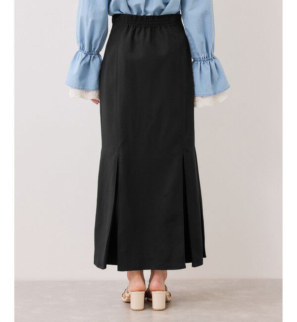 VIS「ボックスプリーツマーメイドスカート/イージーケア・防シワ」|スカート|