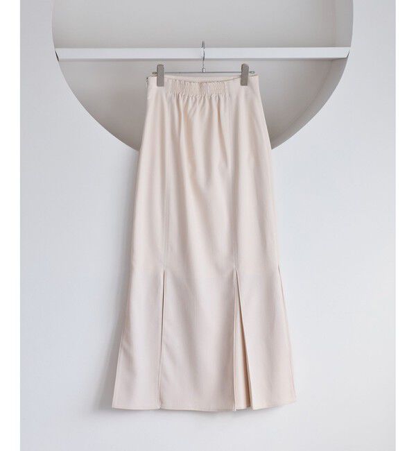 VIS「ボックスプリーツマーメイドスカート/イージーケア・防シワ」|スカート|