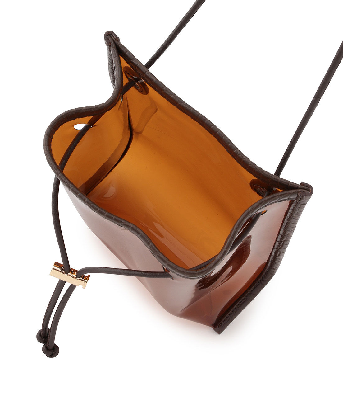 ROPE PICNIC PASSAGE「クロコ型押しコンビクリアミニショルダーバッグ」|ショルダー・メッセンジャー|