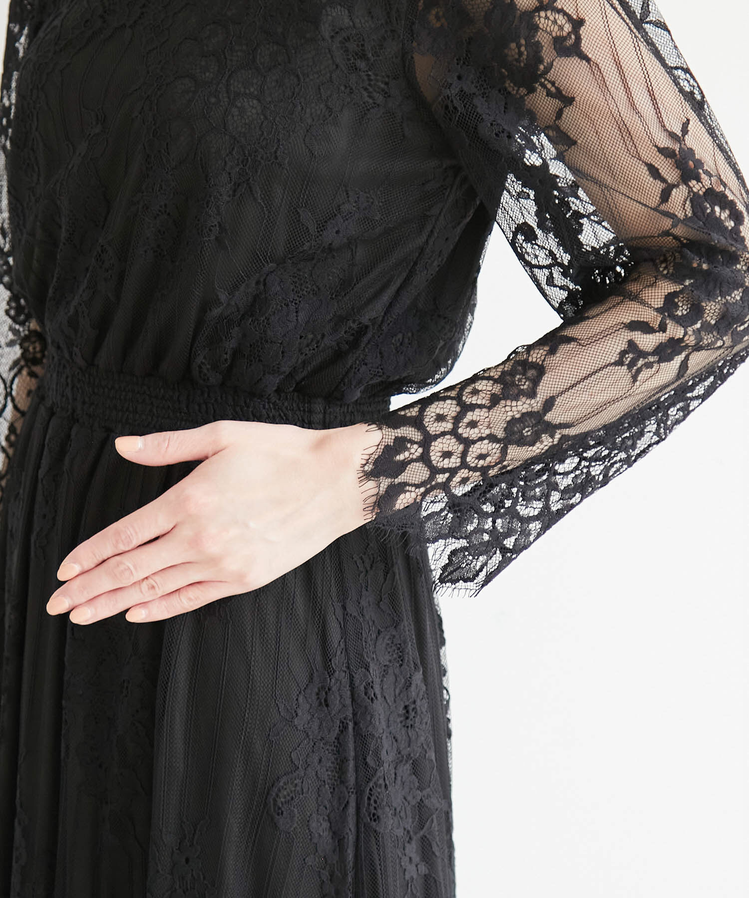 Rope&rsquo;Picnic「【Mon E&rsquo;toile/モンエトワール】【結婚式にも】レースDRESS」|ドレス|