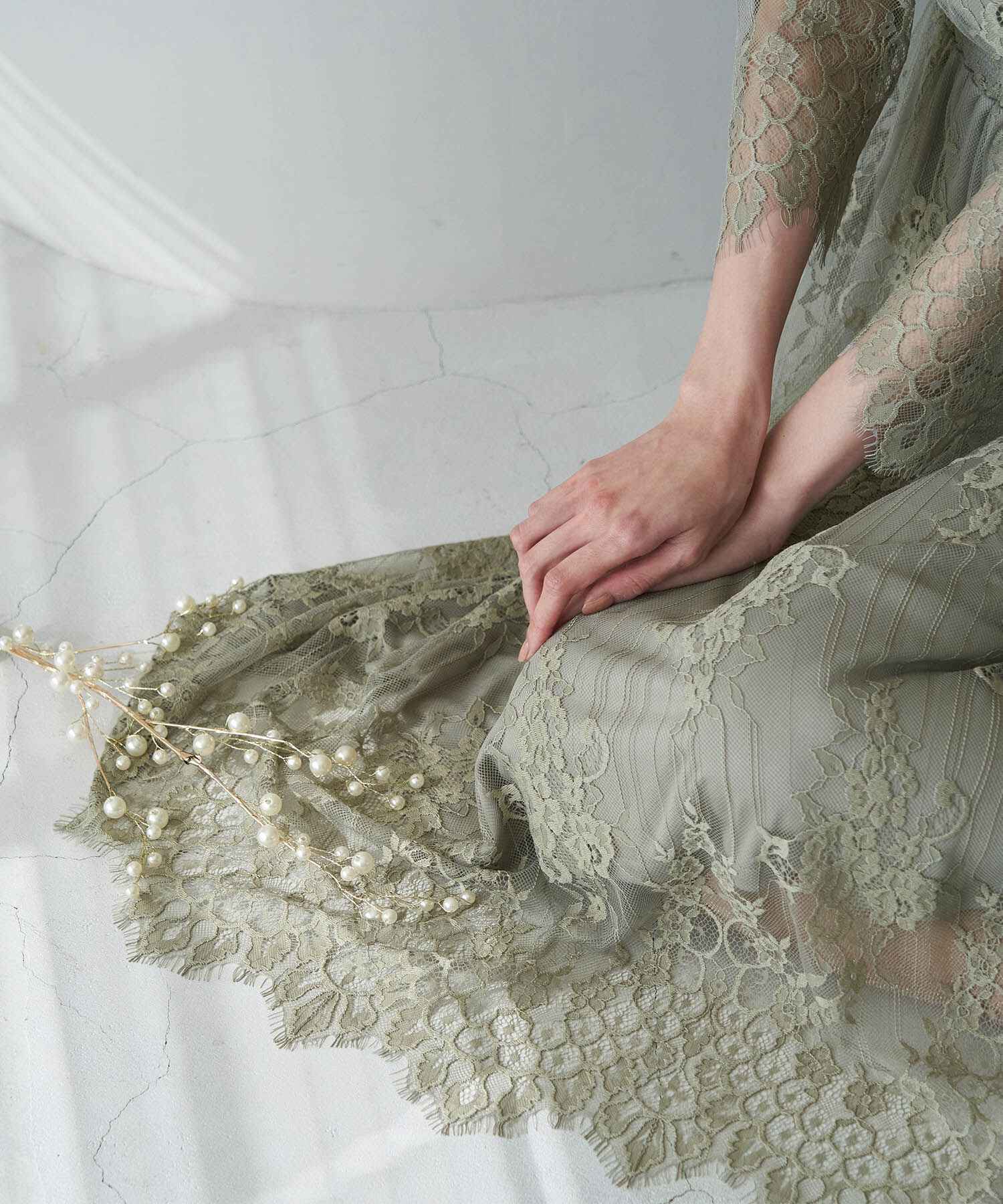 Rope&rsquo;Picnic「【Mon E&rsquo;toile/モンエトワール】【結婚式にも】レースDRESS」|ドレス|